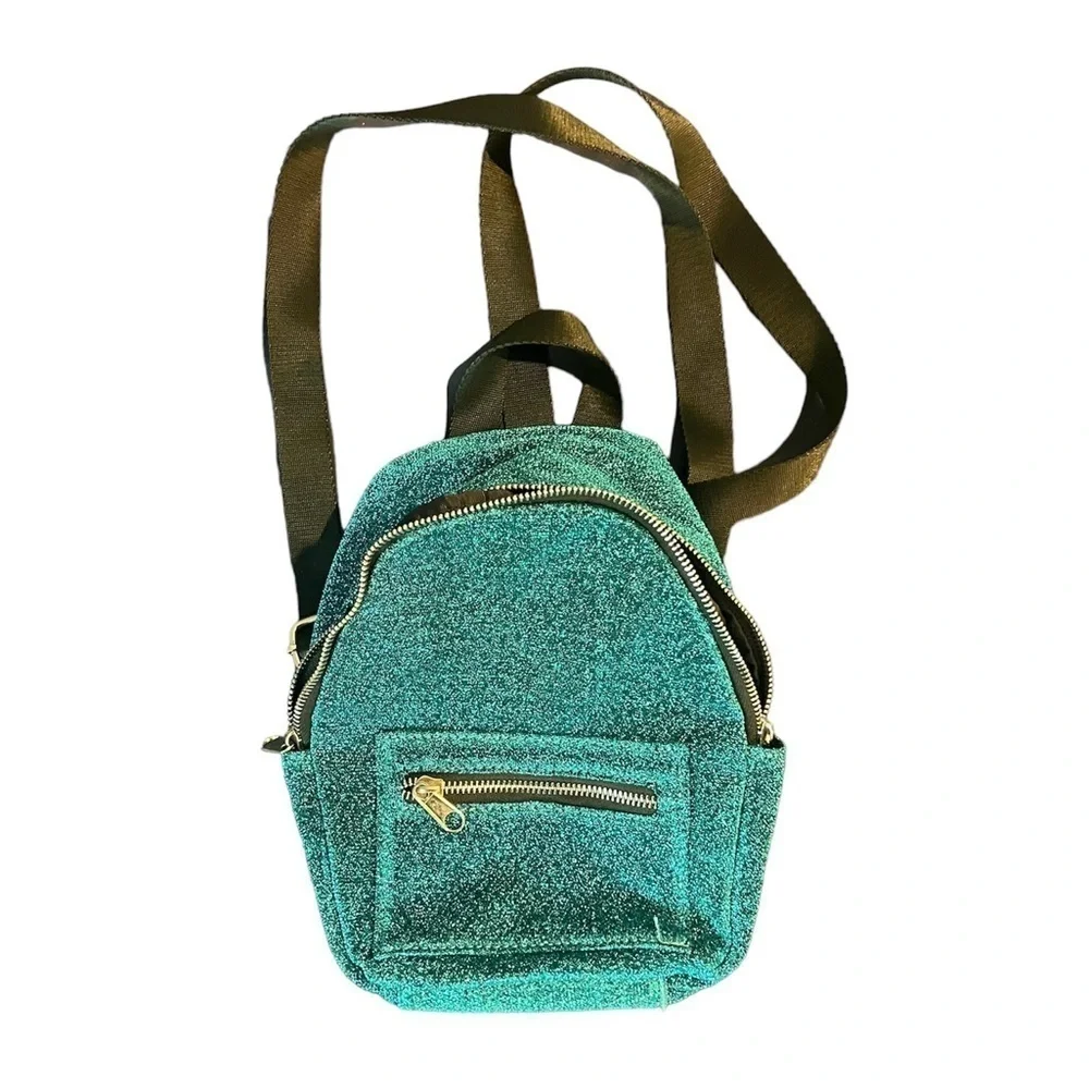 Urban Outfitters Bedazzled Blue mini backpack - Picture 1 of 2